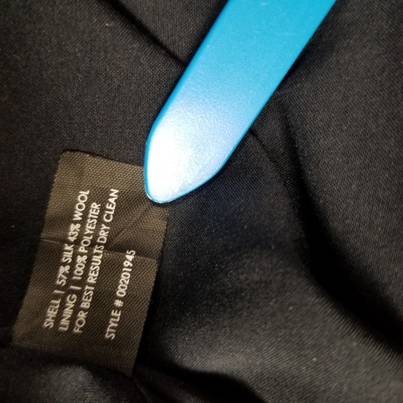 Club Monaco Wool and Silk Mini dress Size 6 Orange Black Like new - Picture 3 of 15